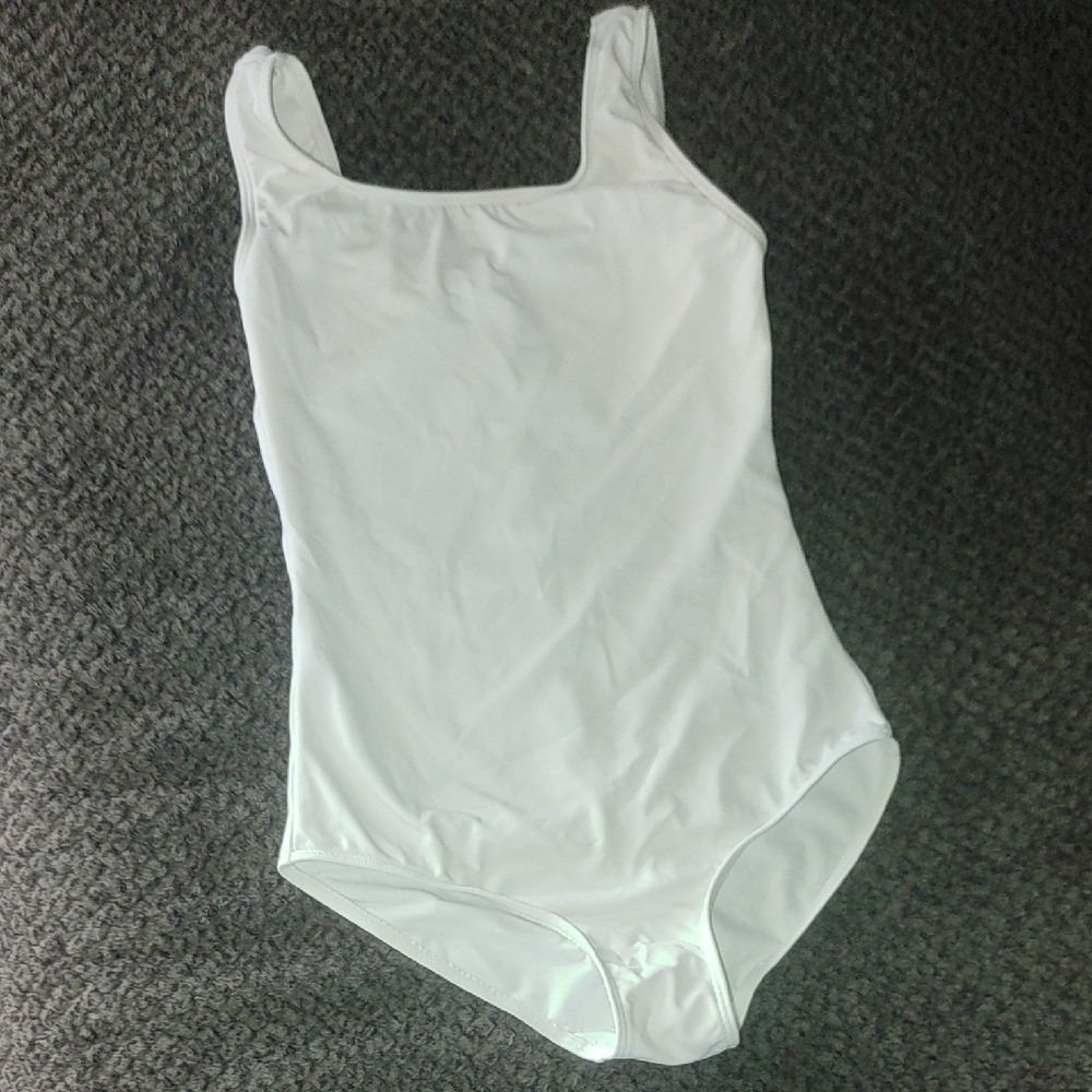 Bloch White Sleeveless leotard